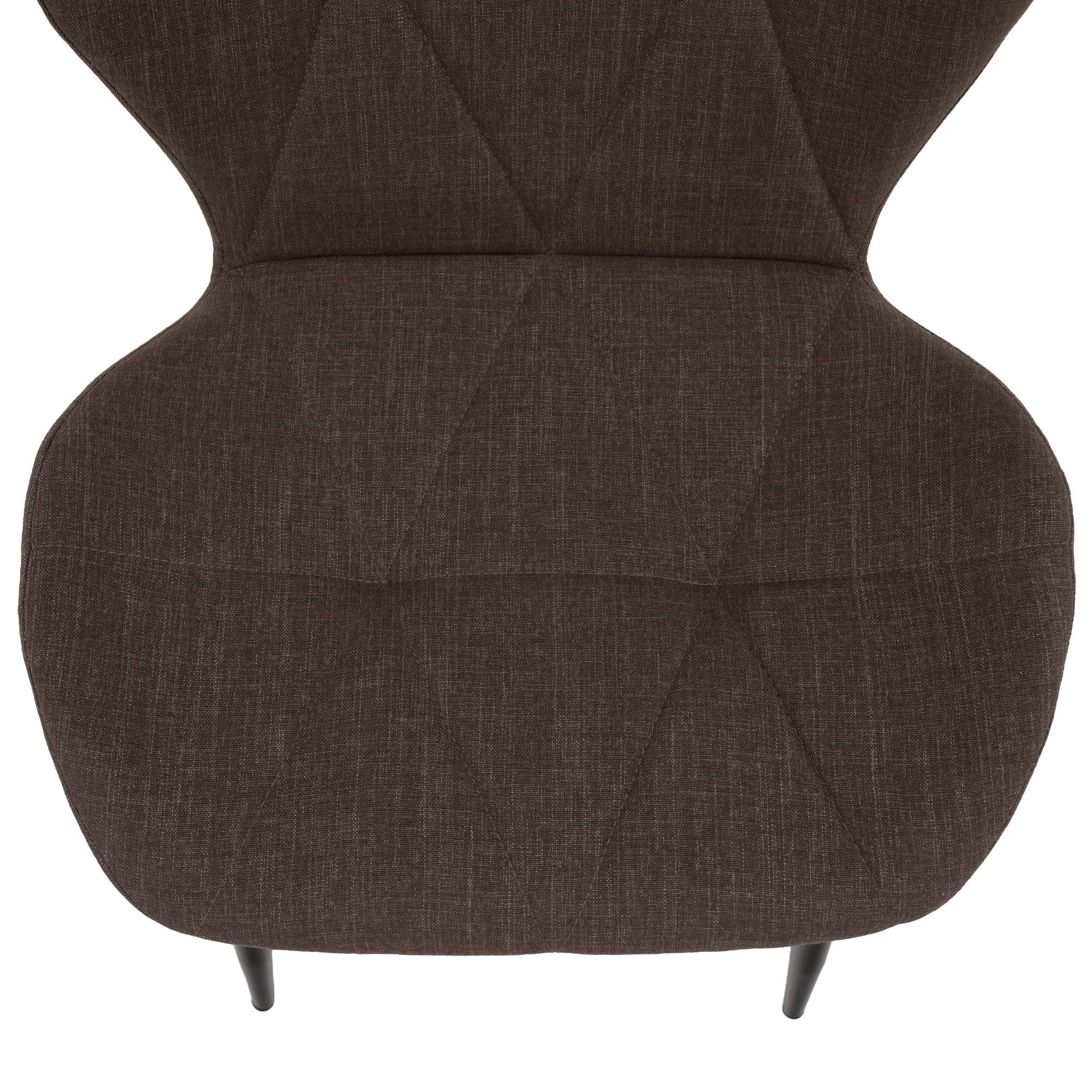 Scaun dining, maro/negru, MAKENA TIP 2 — imaginea 11
