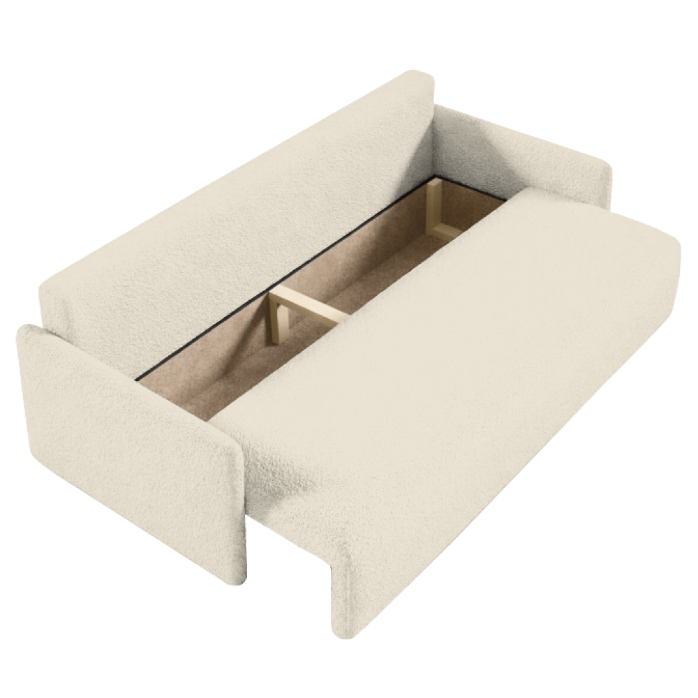 Canapea extensibila, crem, ZERUS — imaginea 5