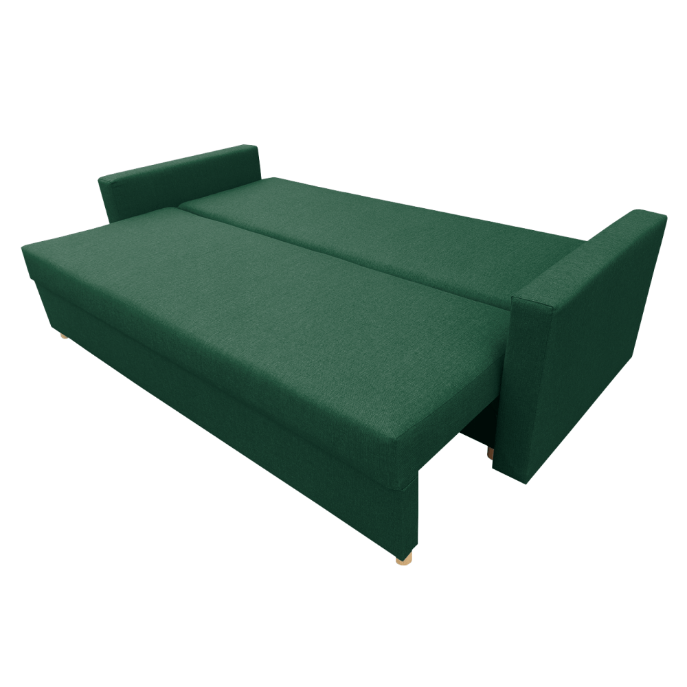 Canapea extensibila, verde, VALEN — imaginea 5