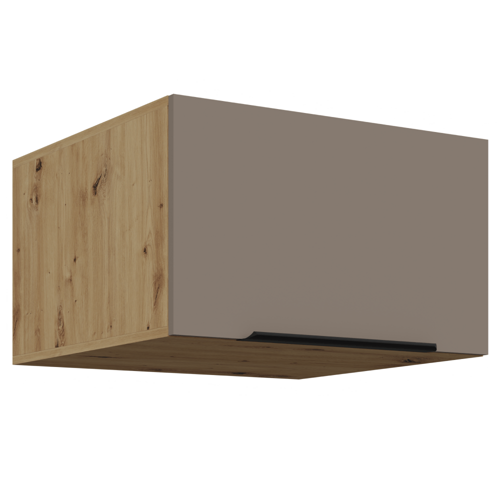 Dulapior superior, sandgrau/stejar artisan, FRISBO 60 NAGU-36 1F