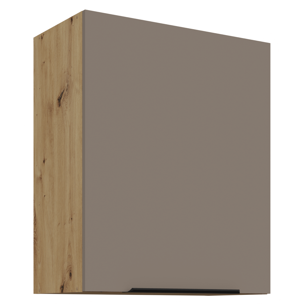 Dulapior superior, sandgrau/stejar artisan, FRISBO 60 G-72 1F
