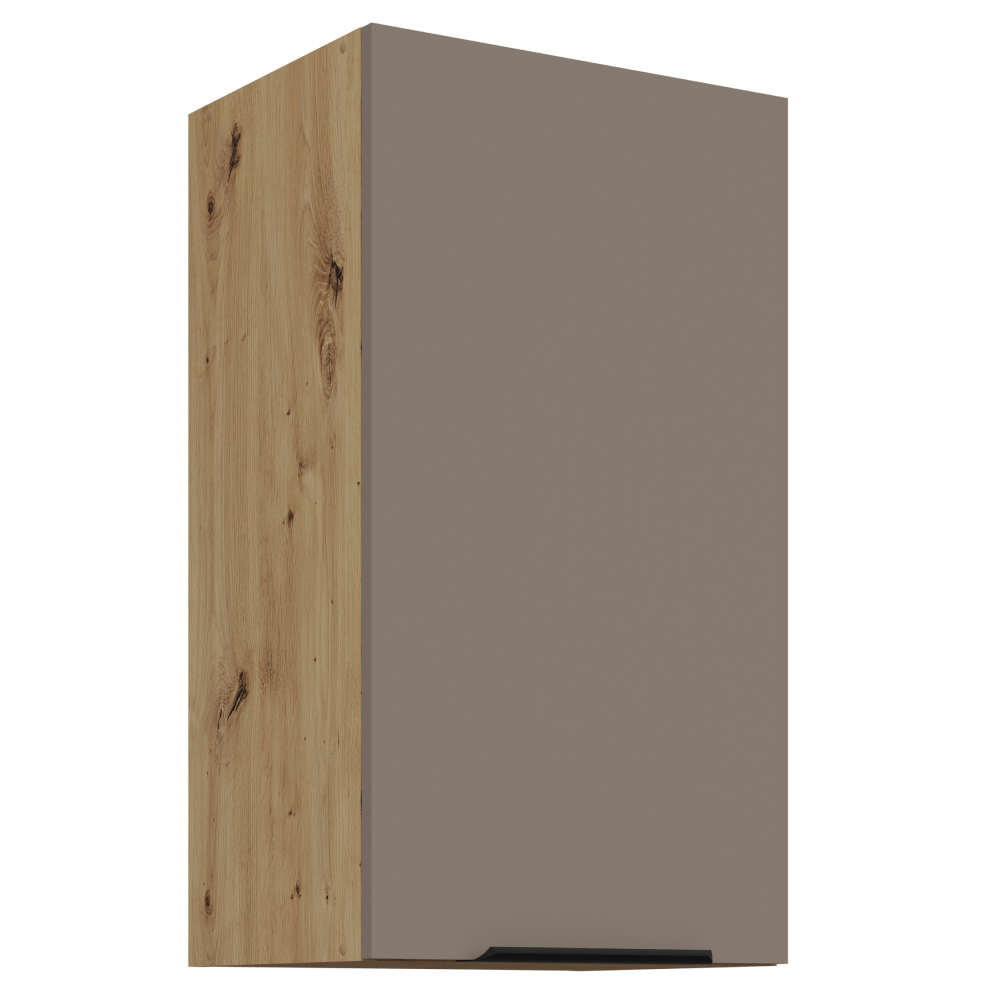 Dulapior superior, sandgrau/stejar artisan, FRISBO 40 G-72 1F