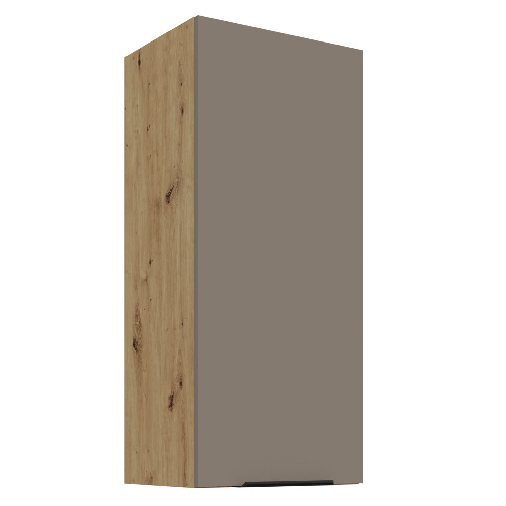 Dulapior superior, sandgrau/stejar artisan, FRISBO 40 G-90 1F