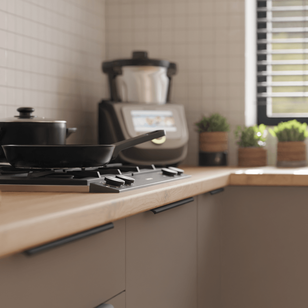 Dulapior inalt pentru cuptor si cuptor cu microunde, sandgrau/stejar artisan, FRISBO 60 DPM-210 2F — imaginea 10