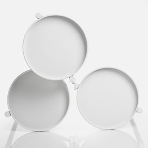 Suport Metalic Alb pentru Plante cu 3 Niveluri - Design Modern — imaginea 5