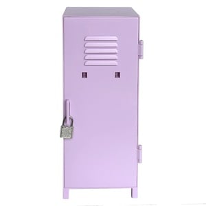 Dulapior Mini cu Lacat, Plastic, Lila, 10,5x10x26 cm — imaginea 3