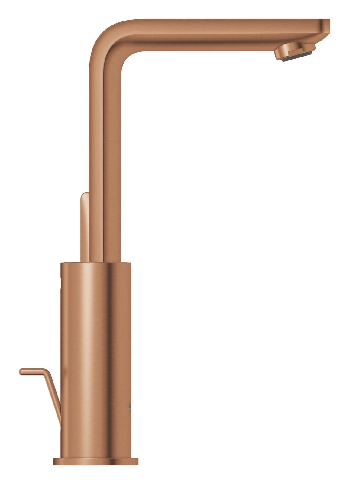 Baterie lavoar Grohe 23296DL1, Lineare, L, 252 mm, ventil, mat, cupru — imaginea 2