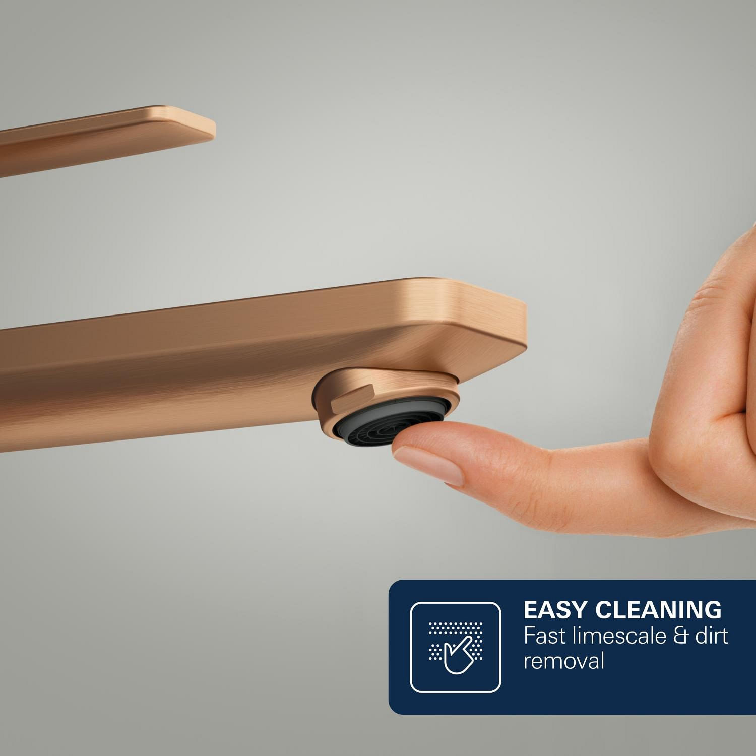 Baterie lavoar Grohe 23106DL1, 28 mm, 5 l/min, 0.6 bar, 35 mm, 180 mm, 128 mm, 360 mm, 1 orificii instalare, Cupru — imaginea 9