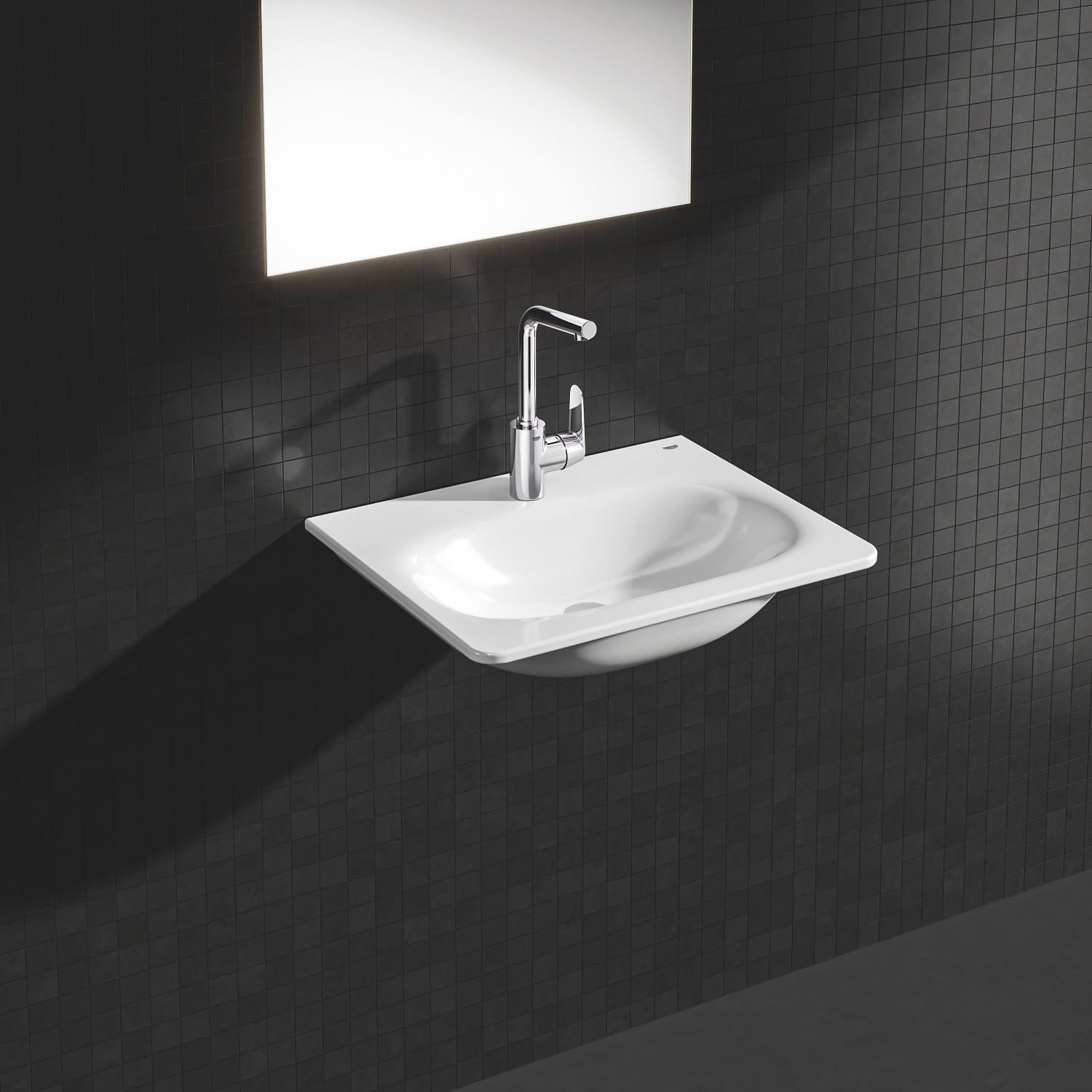 Baterie lavoar Grohe 23054003, 1 bar, 35 mm, 291 mm, 143 mm, 415 mm, 1 orificii instalare, 3/8 dimensiune racord, Crom — imaginea 3