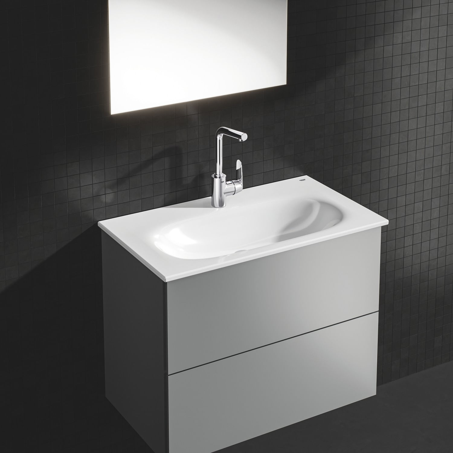 Baterie lavoar Grohe 23054003, 1 bar, 35 mm, 291 mm, 143 mm, 415 mm, 1 orificii instalare, 3/8 dimensiune racord, Crom — imaginea 4