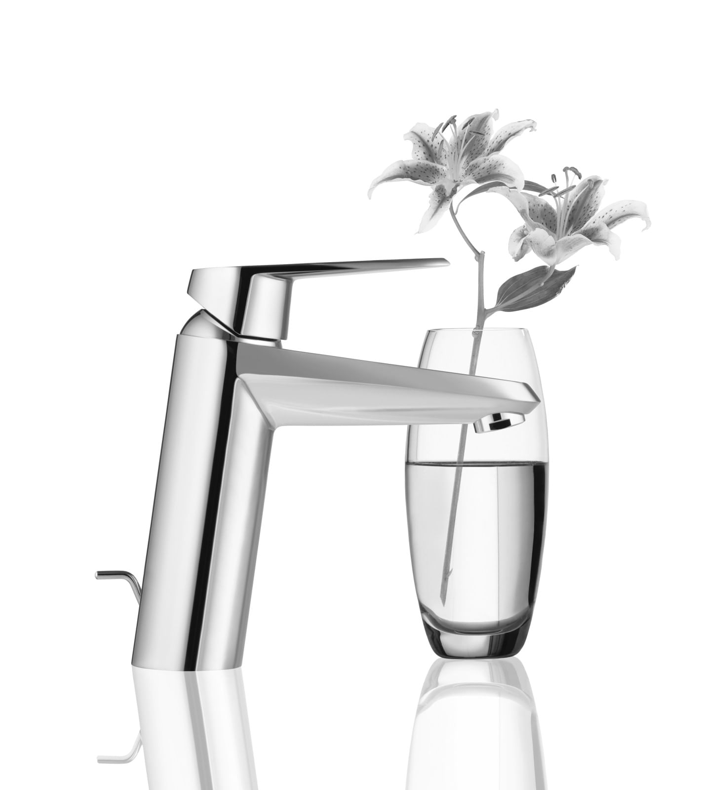 Baterie lavoar Grohe 23448002, 35 mm, 1 bar, 184 mm, 142 mm, 505 mm, 1 orificii instalare, 3/8 dimensiune racord, Crom — imaginea 6