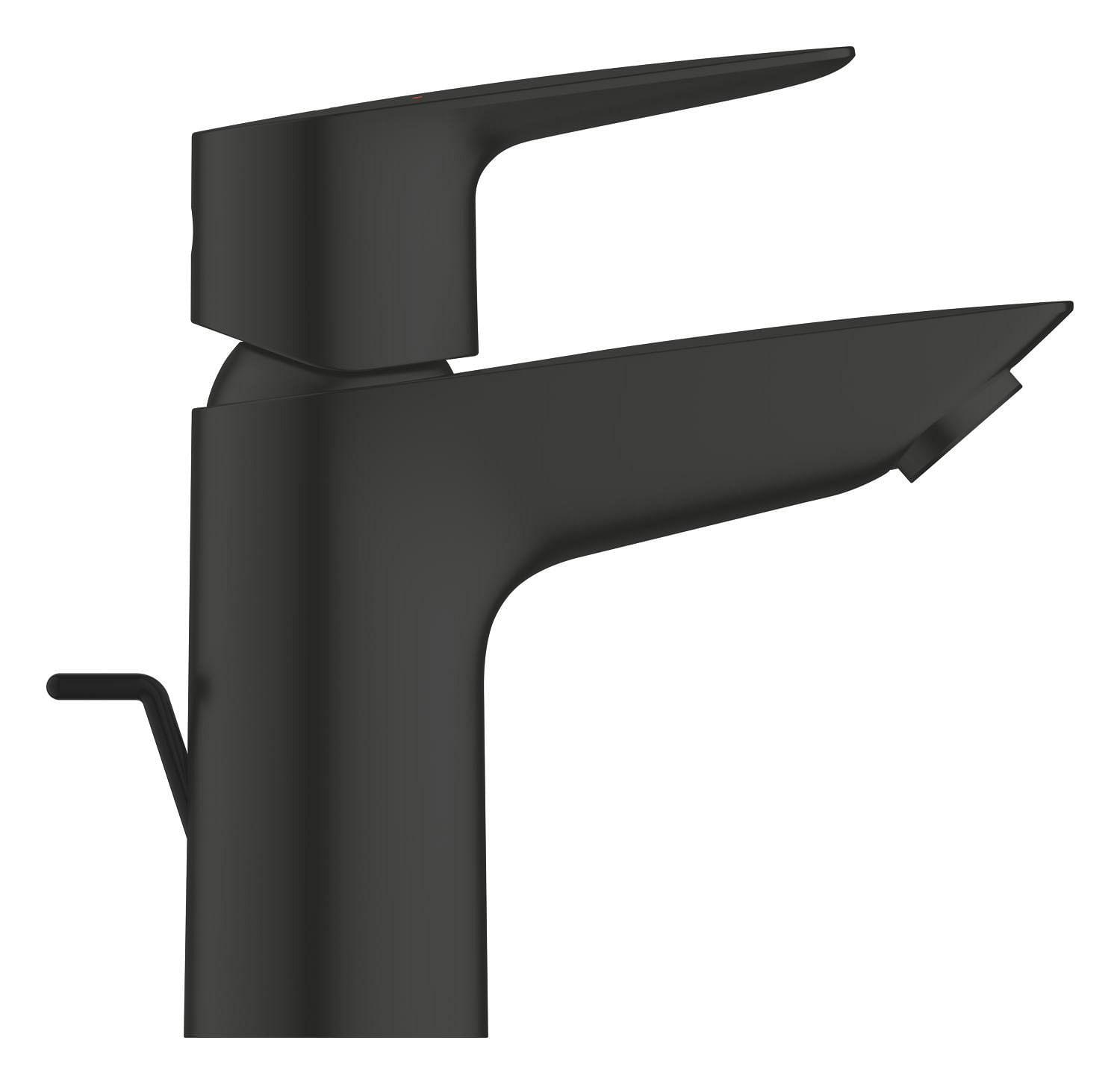 Baterie lavoar Grohe 233422431, 28 mm, 5 l/min, 0.7 bar, 34 mm, 147 mm, 93 mm, 395 mm, 1 orificii instalare, Negru — imaginea 3