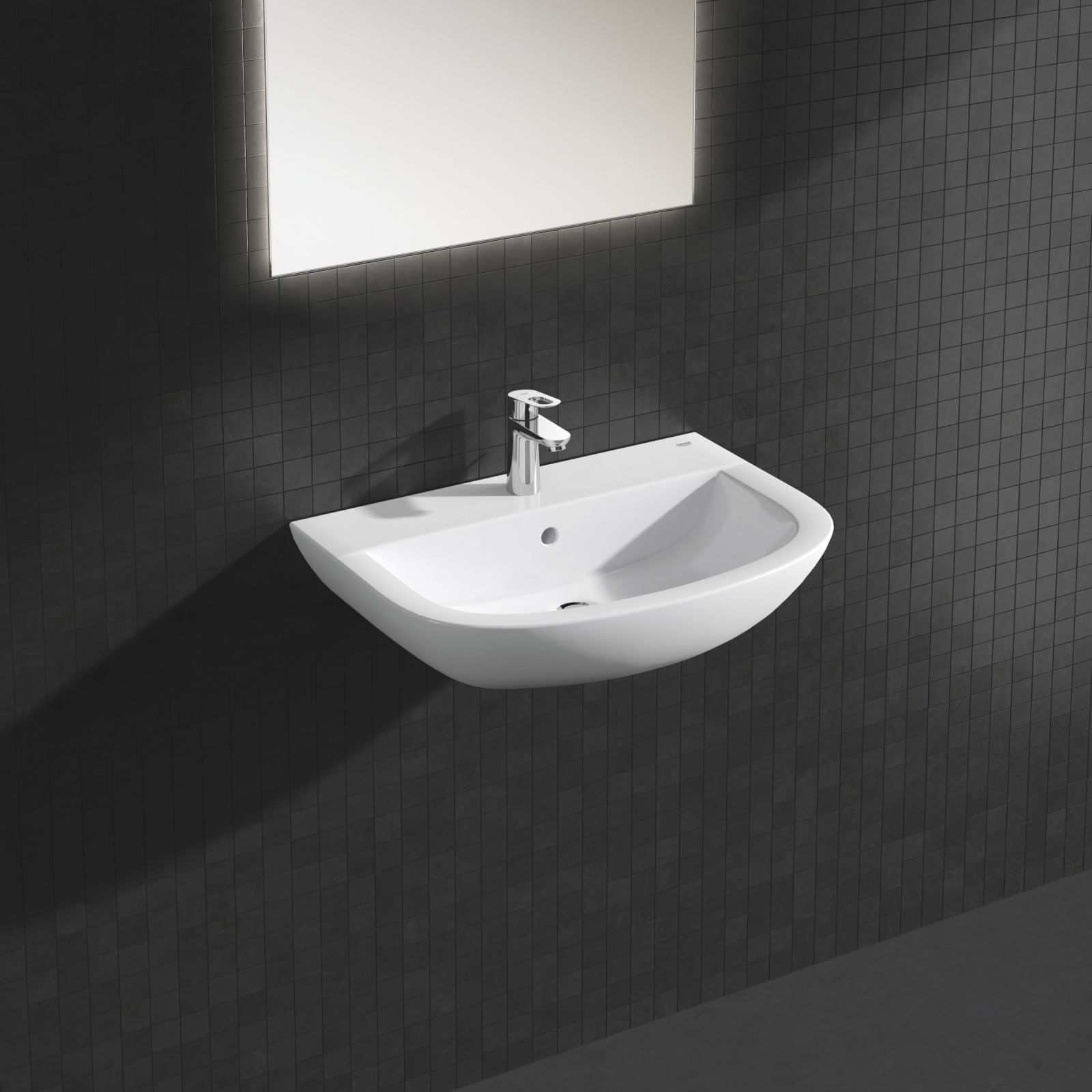 Baterie lavoar Grohe 23335000, 28 mm, 5.7 l/min, 1 bar, 35 mm, 150 mm, 91 mm, 1.24 kg, 395 mm, monocomanda, Crom — imaginea 6