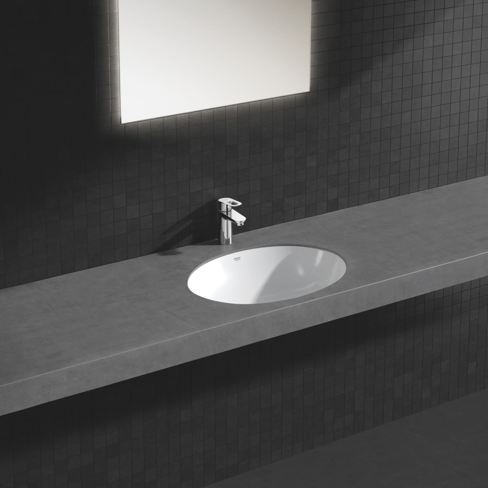 Baterie lavoar Grohe 23335000, 28 mm, 5.7 l/min, 1 bar, 35 mm, 150 mm, 91 mm, 1.24 kg, 395 mm, monocomanda, Crom — imaginea 9