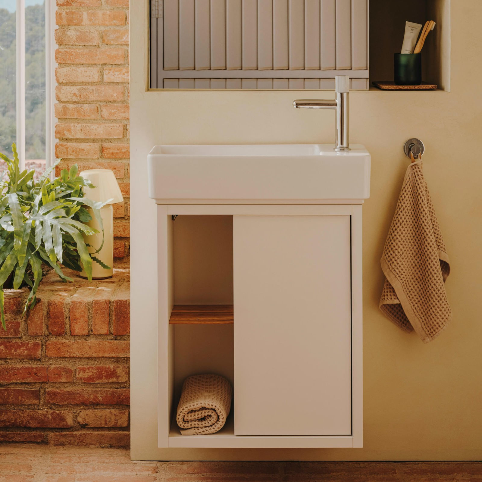 Baterie lavoar Roca A5A3B3FC00, 28 mm, 5 l/min, 0.5 bar, 35 mm, 188 mm, 115 mm, 380 mm, 1 orificii instalare, Crom — imaginea 4
