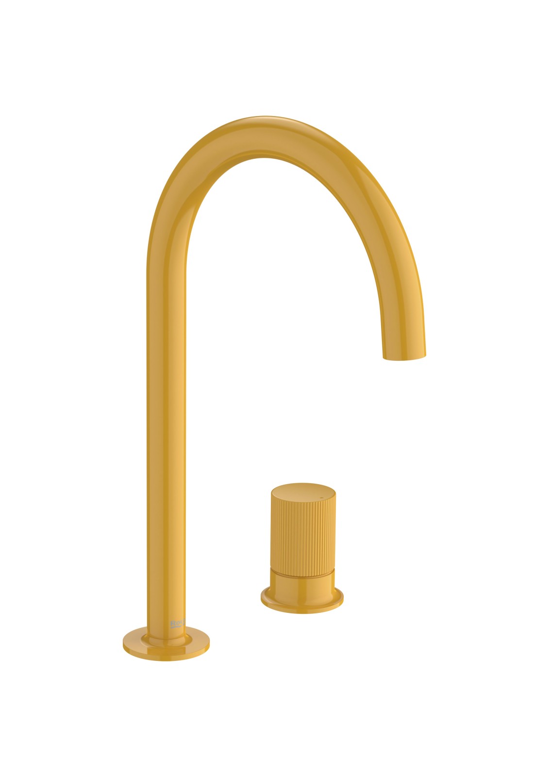Baterie lavoar Roca A5A3D3FP10, 28 mm, 5 l/min, 0.5 bar, 35 mm, 287 mm, 162 mm, 460 mm, 2 orificii instalare, Galben — imaginea 2