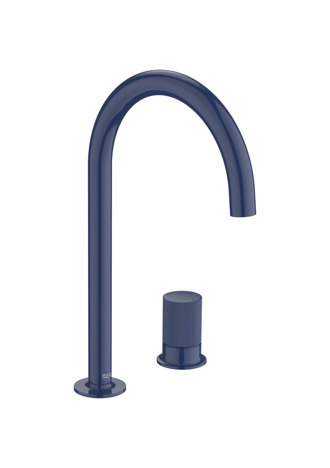 Baterie lavoar Roca A5A3D3FP00, 28 mm, 5 l/min, 0.5 bar, 35 mm, 287 mm, 162 mm, 460 mm, 2 orificii instalare, Albastru — imaginea 2