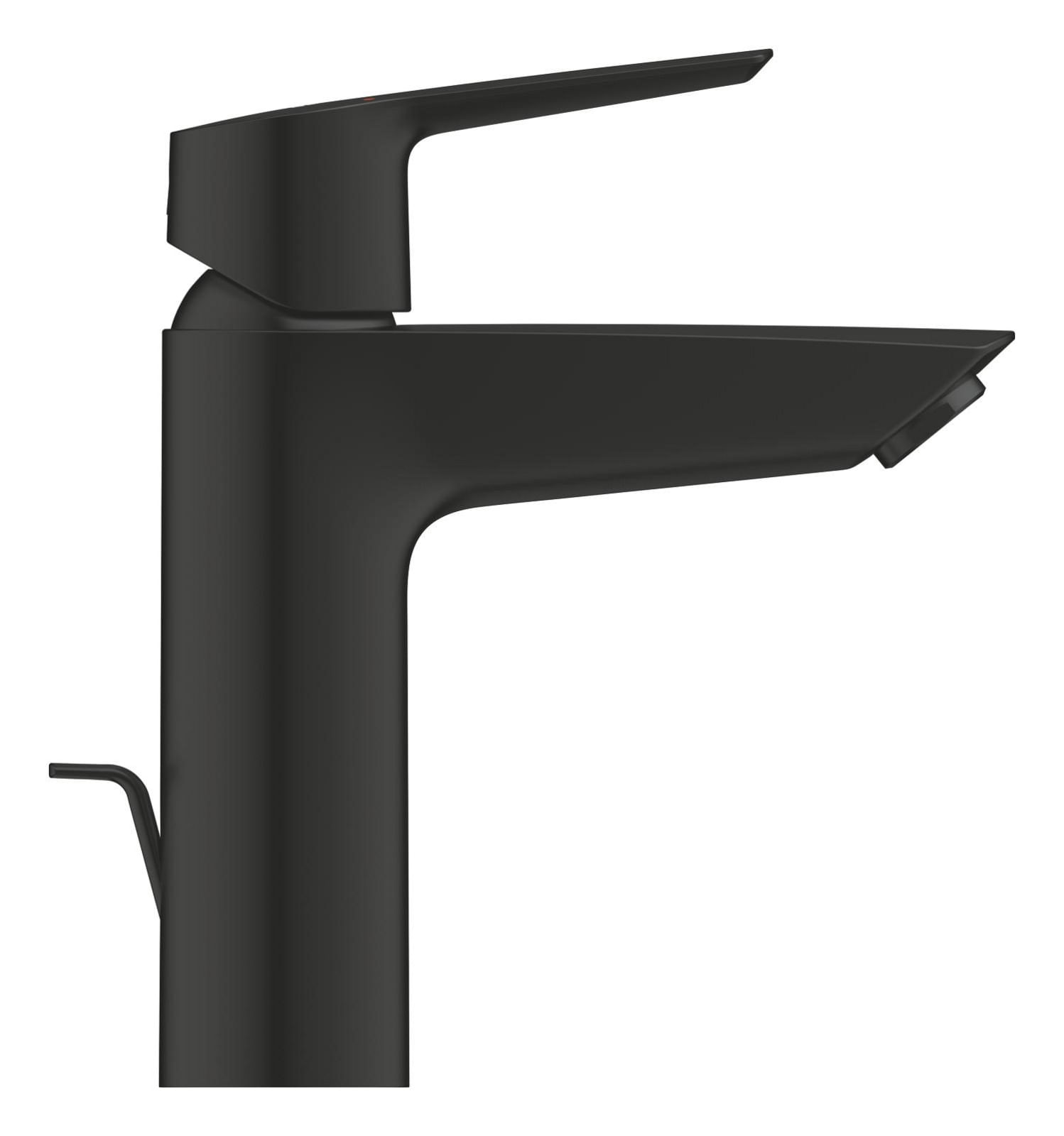 Baterie lavoar Grohe 234552432, 28 mm, 5.7 l/min, 0.6 bar, 35 mm, 192 mm, 121 mm, 365 mm, 1 orificii instalare, Negru — imaginea 3