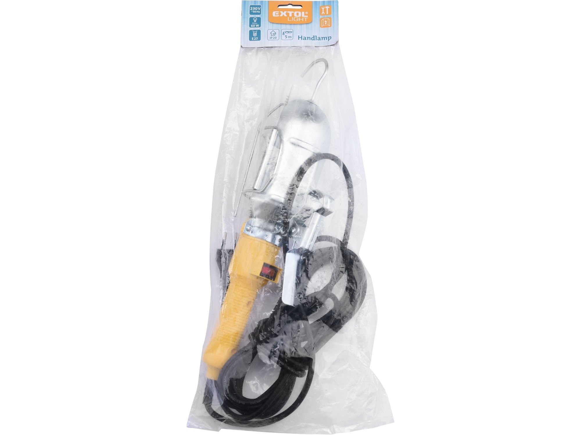 Lampa de lucru cu carlig, 43290, Cablu 5m, E27 — imaginea 2
