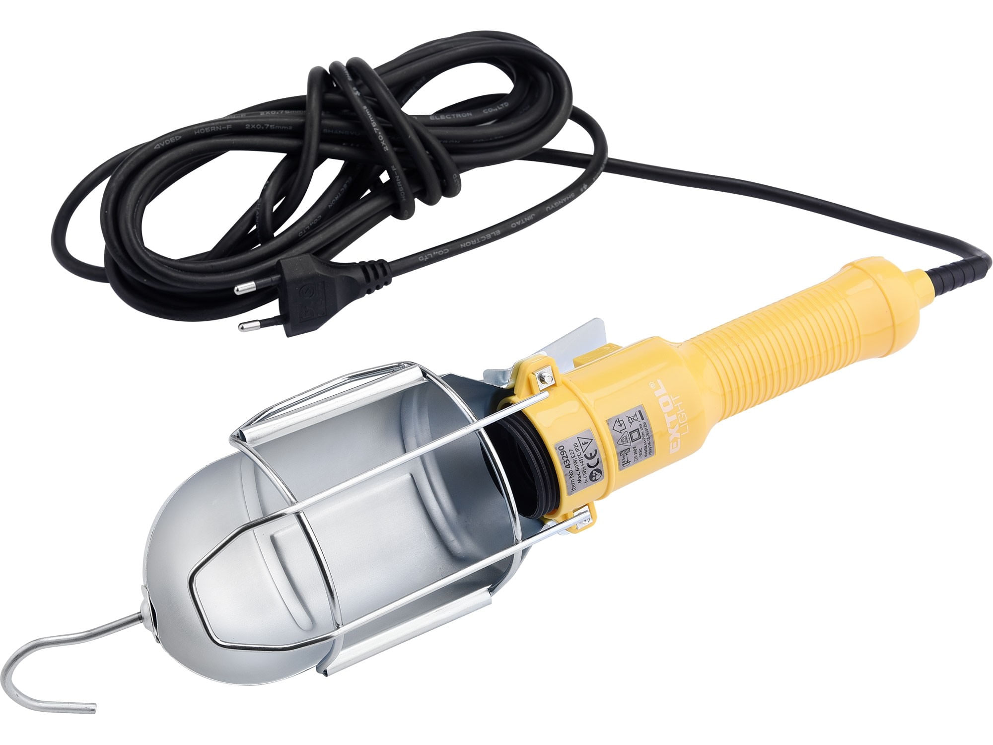 Lampa de lucru cu carlig, 43290, Cablu 5m, E27 — imaginea 3