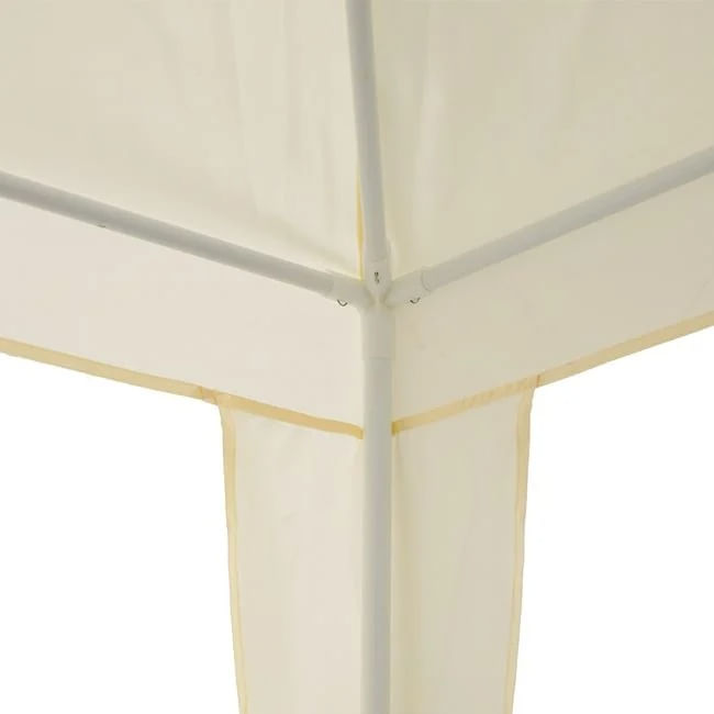 Pavilion de gradina Ecru, Dimensiune 2.4x2.4x3m, Cadru metalic, Copertina pentru umbra, Ideal evenimente outdoor — imaginea 3