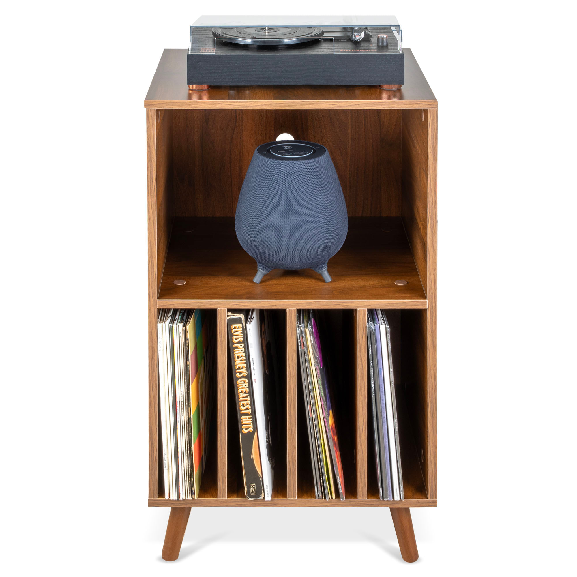 Mobilier pentru pick-up si discuri vinil Electromures EM A018, material MDF, 7,5 kg / 48 x 82,5 x 40 cm (L x I x l) — imaginea 2