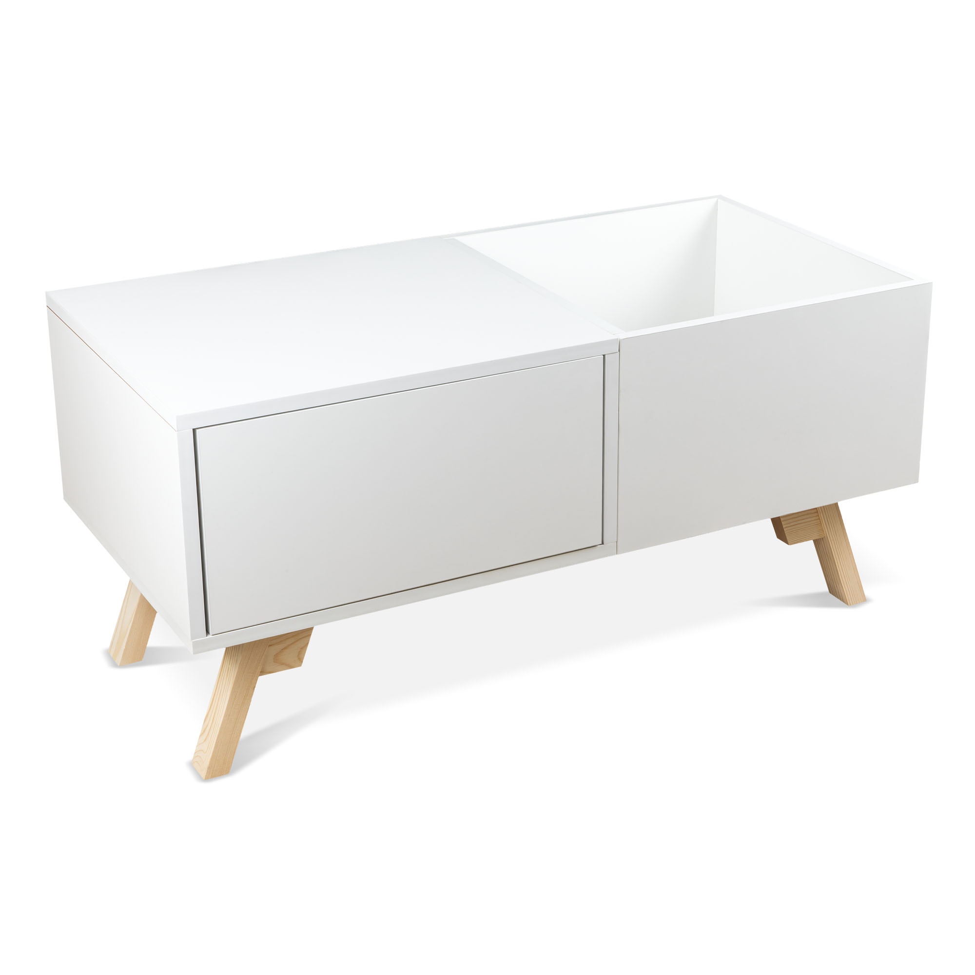 Mobilier pentru Pick-up si discuri vinil din MDF Electromures EM A015 ,greutate 17 kg / 86 x 44 x 42 cm (L x I x l) — imaginea 3