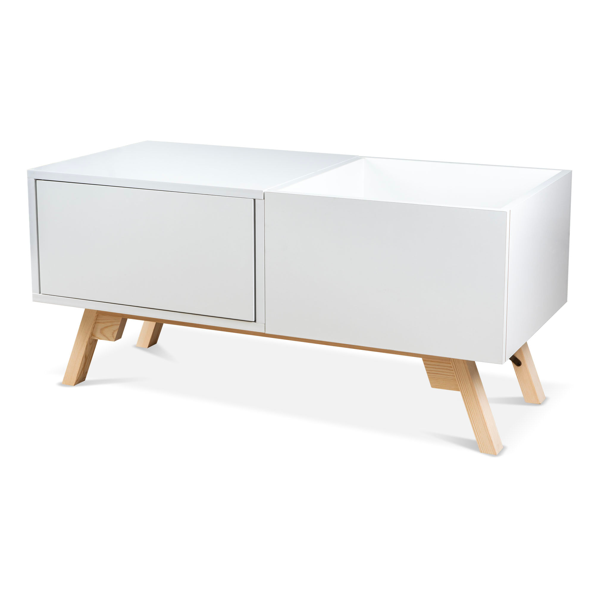 Mobilier pentru Pick-up si discuri vinil din MDF Electromures EM A015 ,greutate 17 kg / 86 x 44 x 42 cm (L x I x l) — imaginea 6