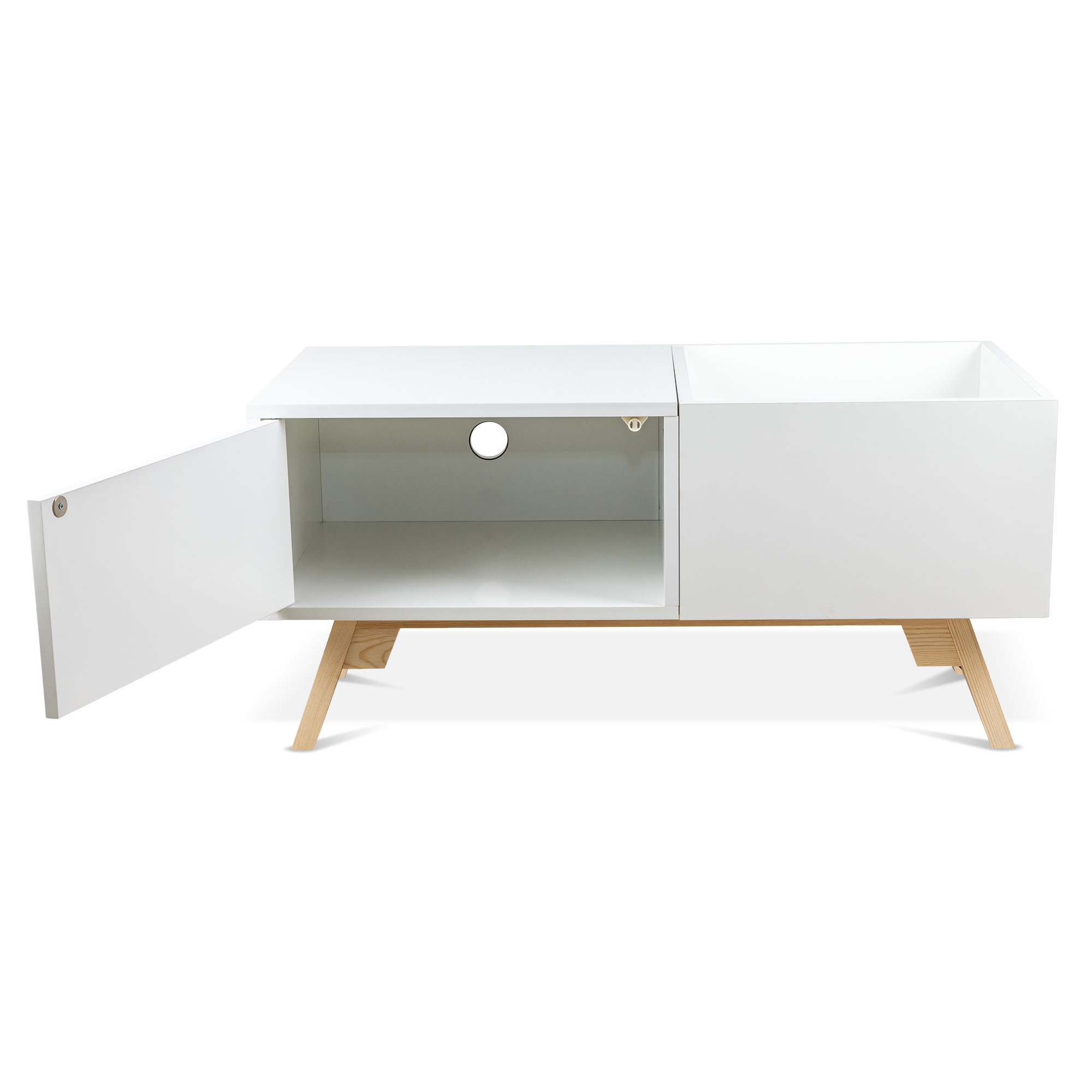Mobilier pentru Pick-up si discuri vinil din MDF Electromures EM A015 ,greutate 17 kg / 86 x 44 x 42 cm (L x I x l) — imaginea 8
