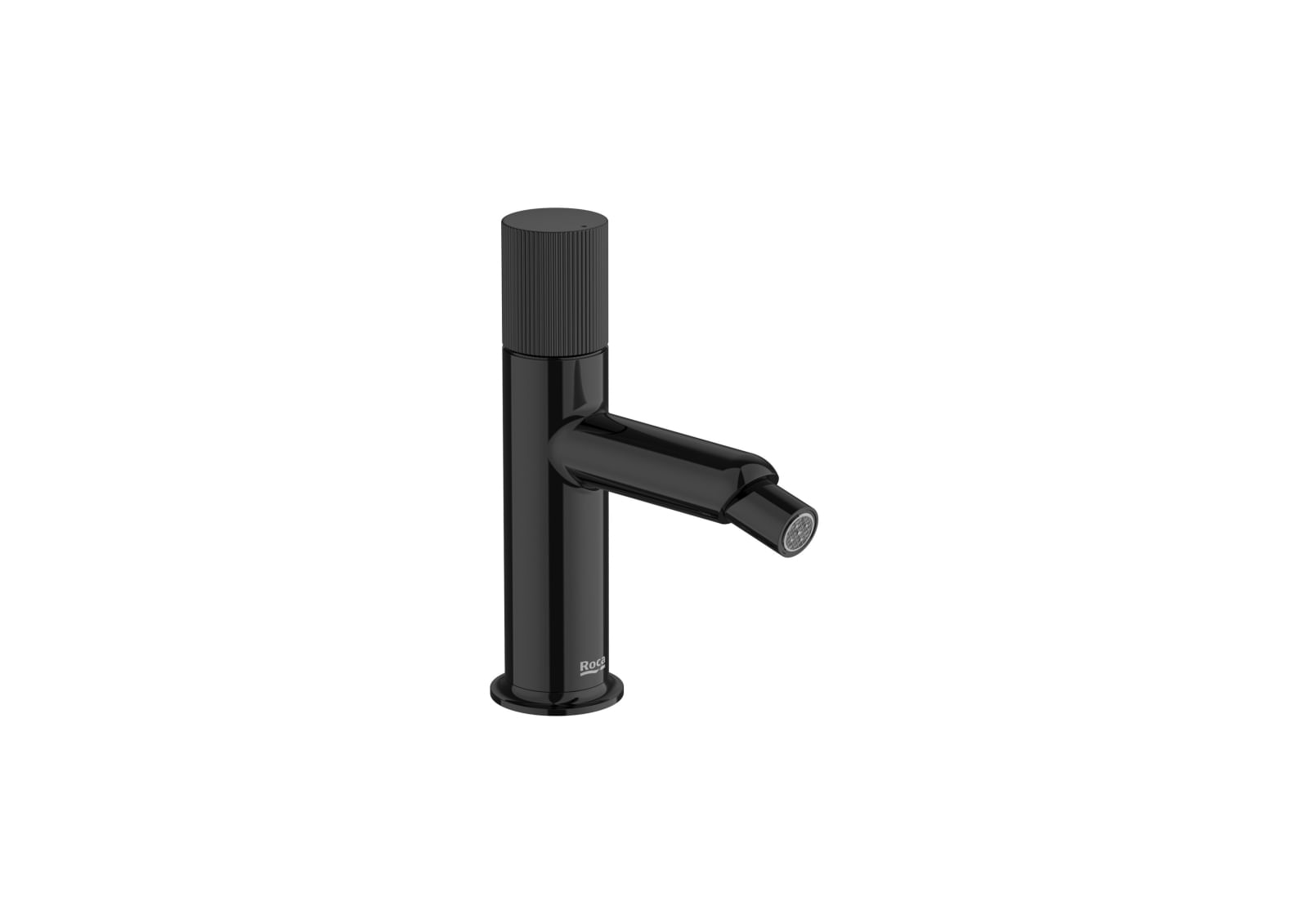 Baterie bideu Roca A5A6C3FCN0, 0.7 bar, 35 mm, 164 mm, 110 mm, 385 mm, 1 orificii instalare, monocomanda, Negru — imaginea 2