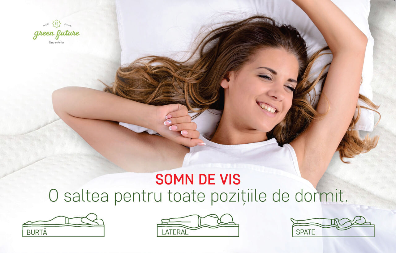 Saltea Green Future Arctic Gel Memory 14 + 5, 140x200 cm, H 21 cm, 7 zone de confort, Anatomica, Ortopedica — imaginea 8