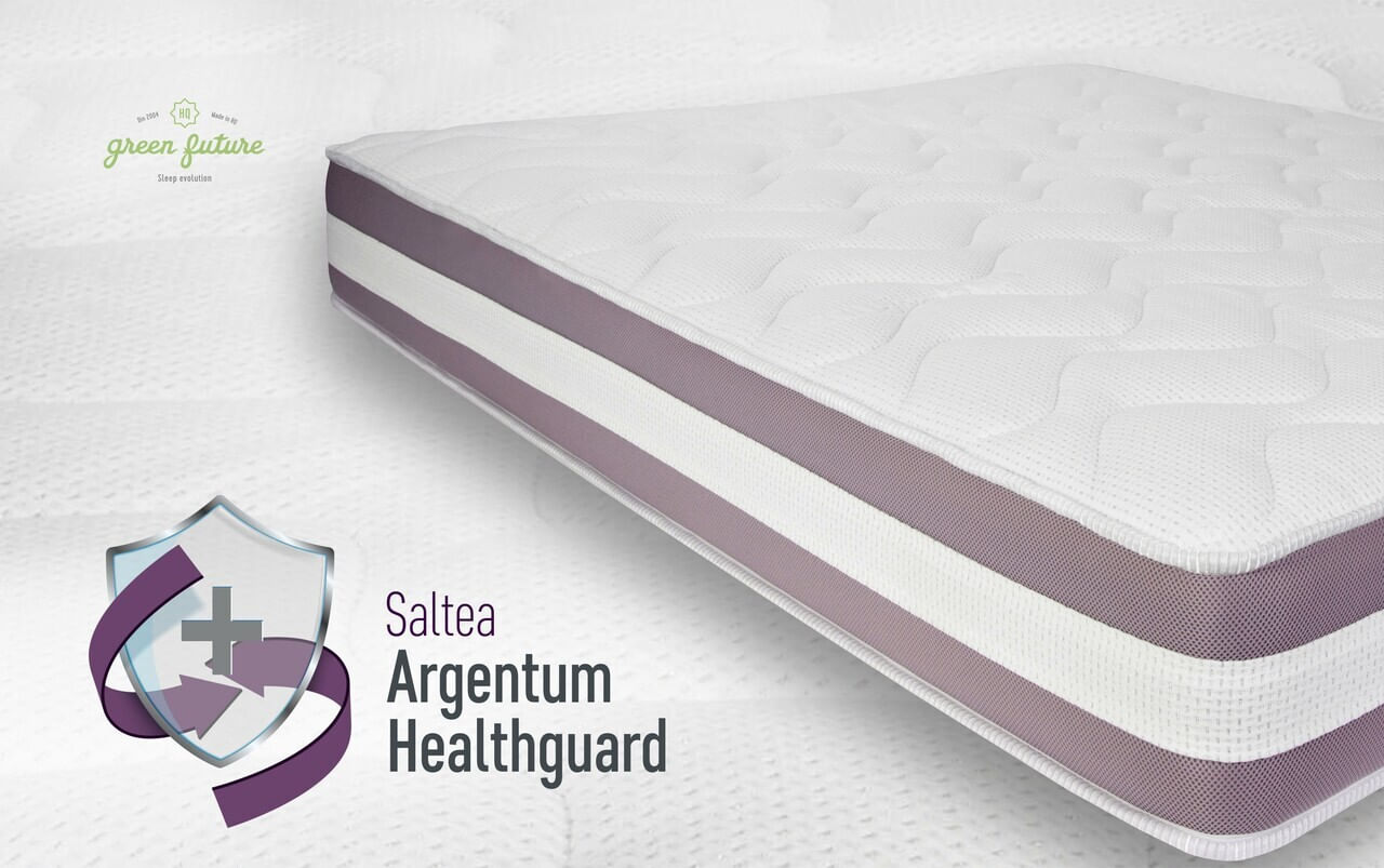 Saltea Argentum Healthguard Memory 12+3+4 Ortopedica, 180x200 cm, H 21 cm, Ventilatie 3D — imaginea 4