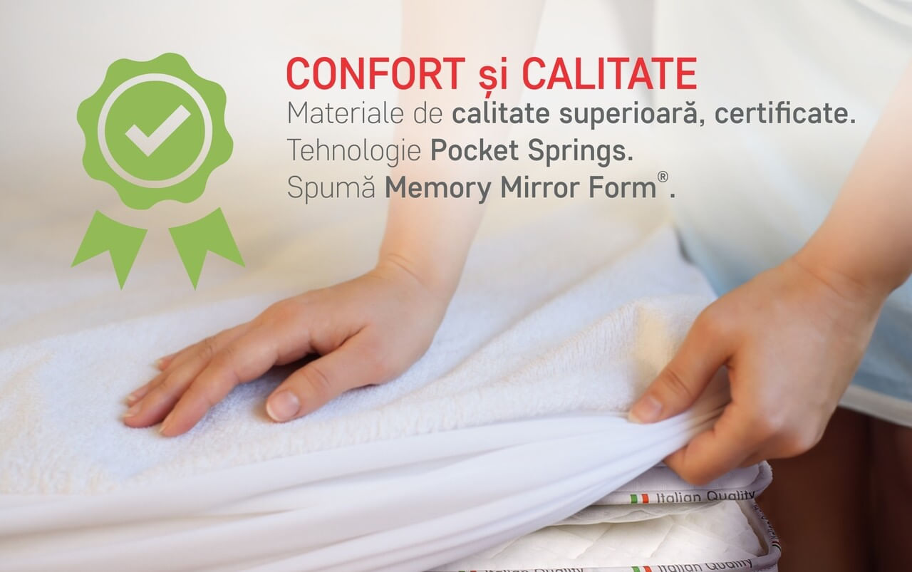 Saltea ortopedica Hotel Line Deluxe Memory Pocket — imaginea 8