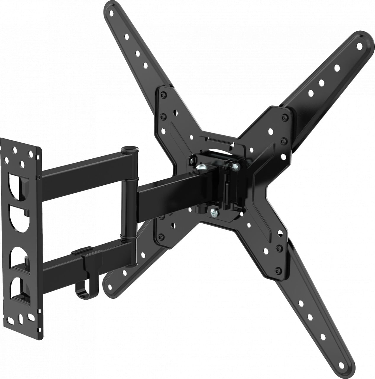 Suport TV de perete ECG LD 174201, 17"- 42" (43 - 106 cm), rotire 90° si inclinare 2°-15°, 25 kg, VESA