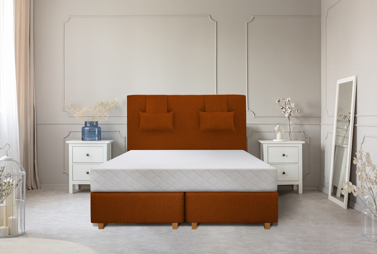 Saltea SuperOrtopedica KONFORTA+ 20 cm, 180x200x20cm, Husa detasabila, lavabila, Reversibila, Fermitate Medie — imaginea 3