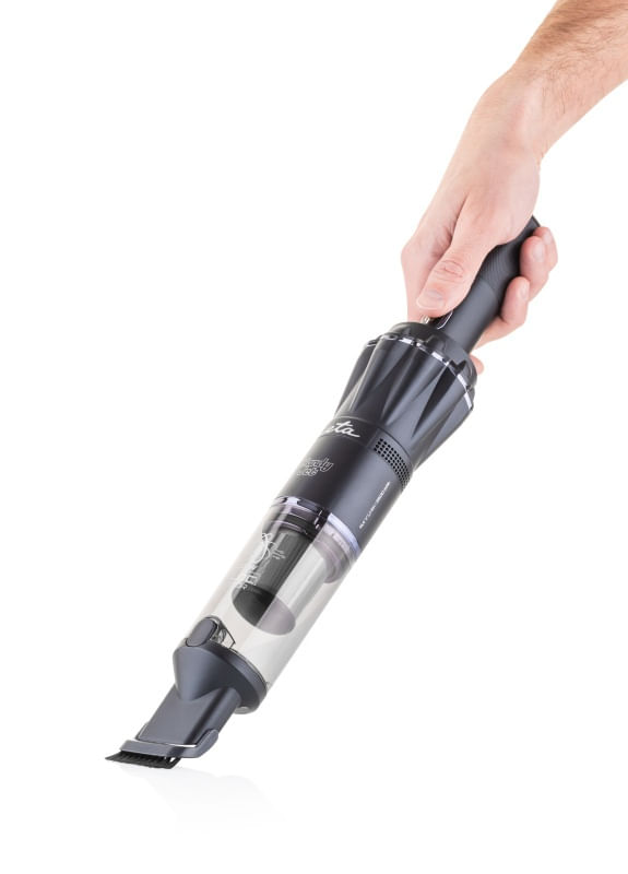 Aspirator de mana ETA Handy Jet 3427 90000, motor digital BLDC 120 W, Li-Ion 2600 mAh/14.4 V, gri