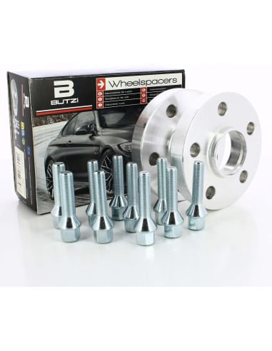 Set doua distantiere roti auto 5x112 pe 12mm 57.1 plus prezoane M14 pentru AUDI, SKODA, SEAT, VW