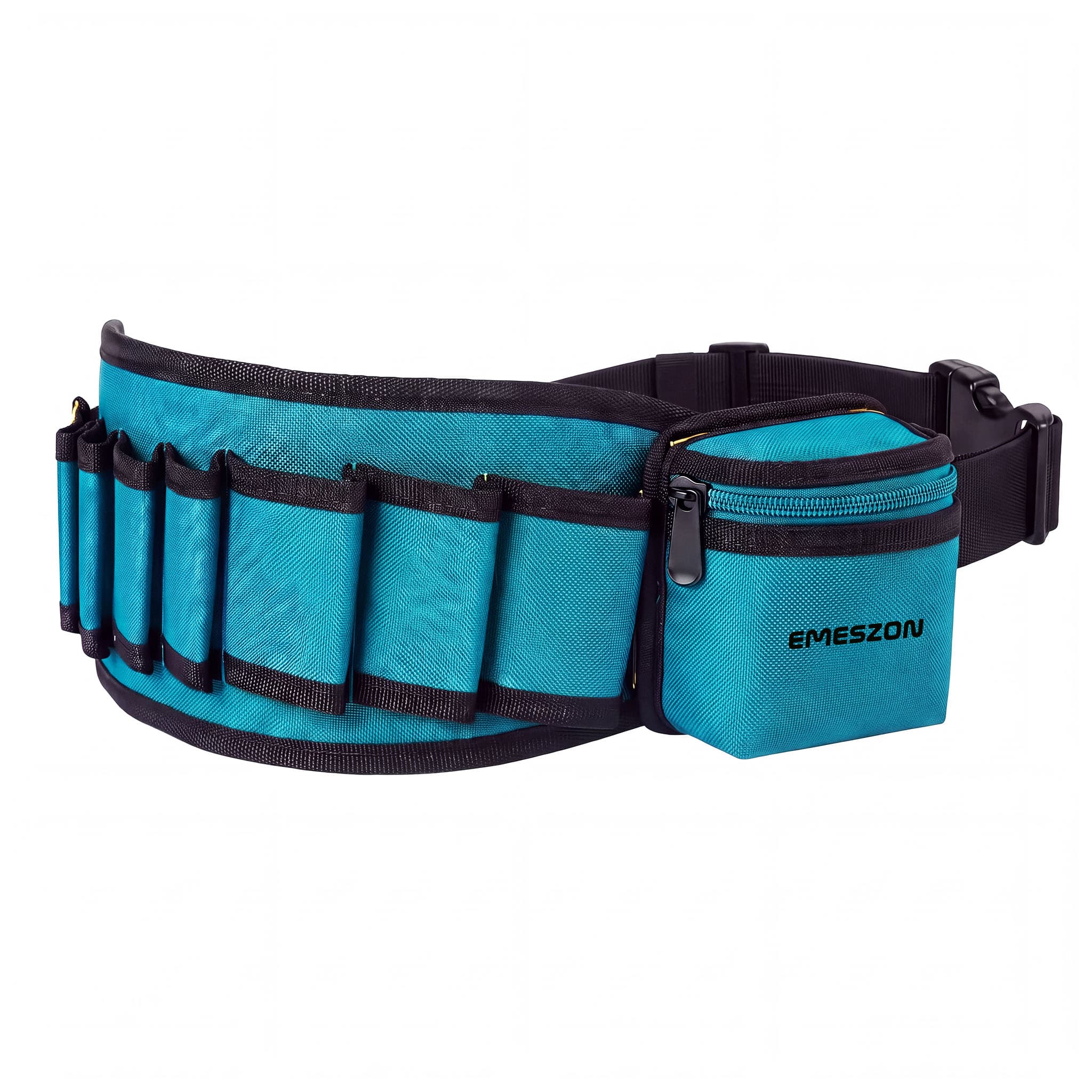 Centura scule Emeszon® pentru electrician, dulgher, tamplar, mecanic, organizator scule, 53 x 13 x 2 cm, albastru — imaginea 21