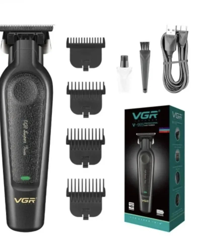 Set cu aparat de tuns fara fir VGR V 995 cu 4 distantiere autonomie 300min 2000mAh