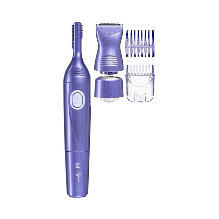 Aparat de ras, Wilkinson Intuition Perfect Finish 4in1, set cu 4 capete