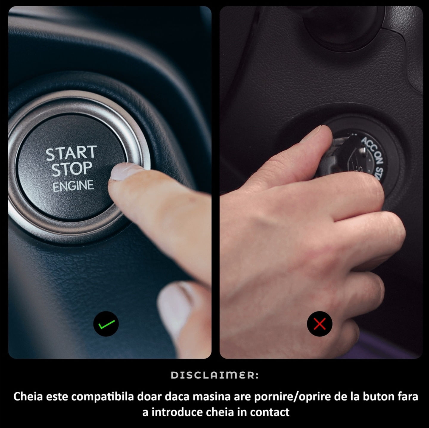 Cheie Auto Smart cu Display SK05 Argintiu, Activare Keyless Entry, 4 butoane, LCD cu touchscreen