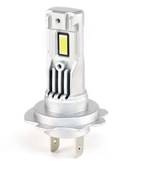 Set 2 becuri auto LED FQ5 H7 cu ventilator 12V putere 180W culoare 6000K 2 SMD 10000LM/bec