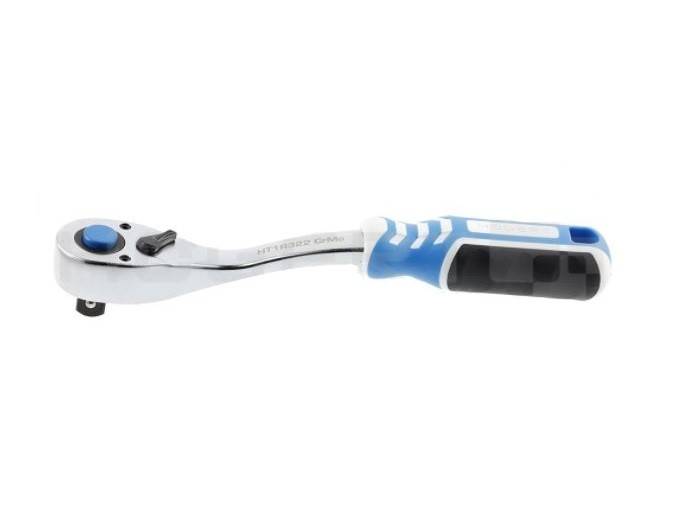 Cheie cu clichet 1/2" Hogert HT1R332, 72 dinti, otel Cr-V — imaginea 3