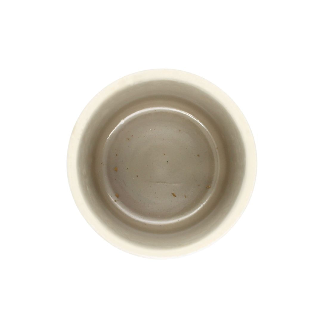 Ghiveci ceramica 9x9 cm model linii perpendiculare
