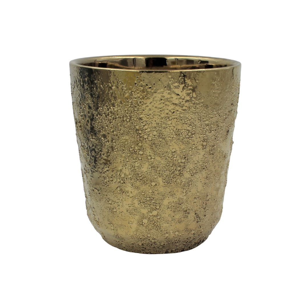 Masca de ghiveci auriu Mica 15x12 cm — imaginea 3