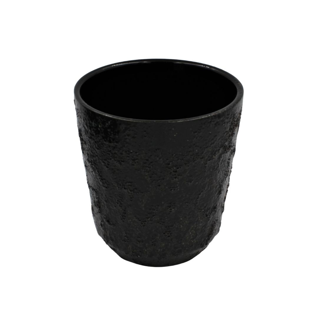 Masca de ghiveci negru Mica 15x12 cm