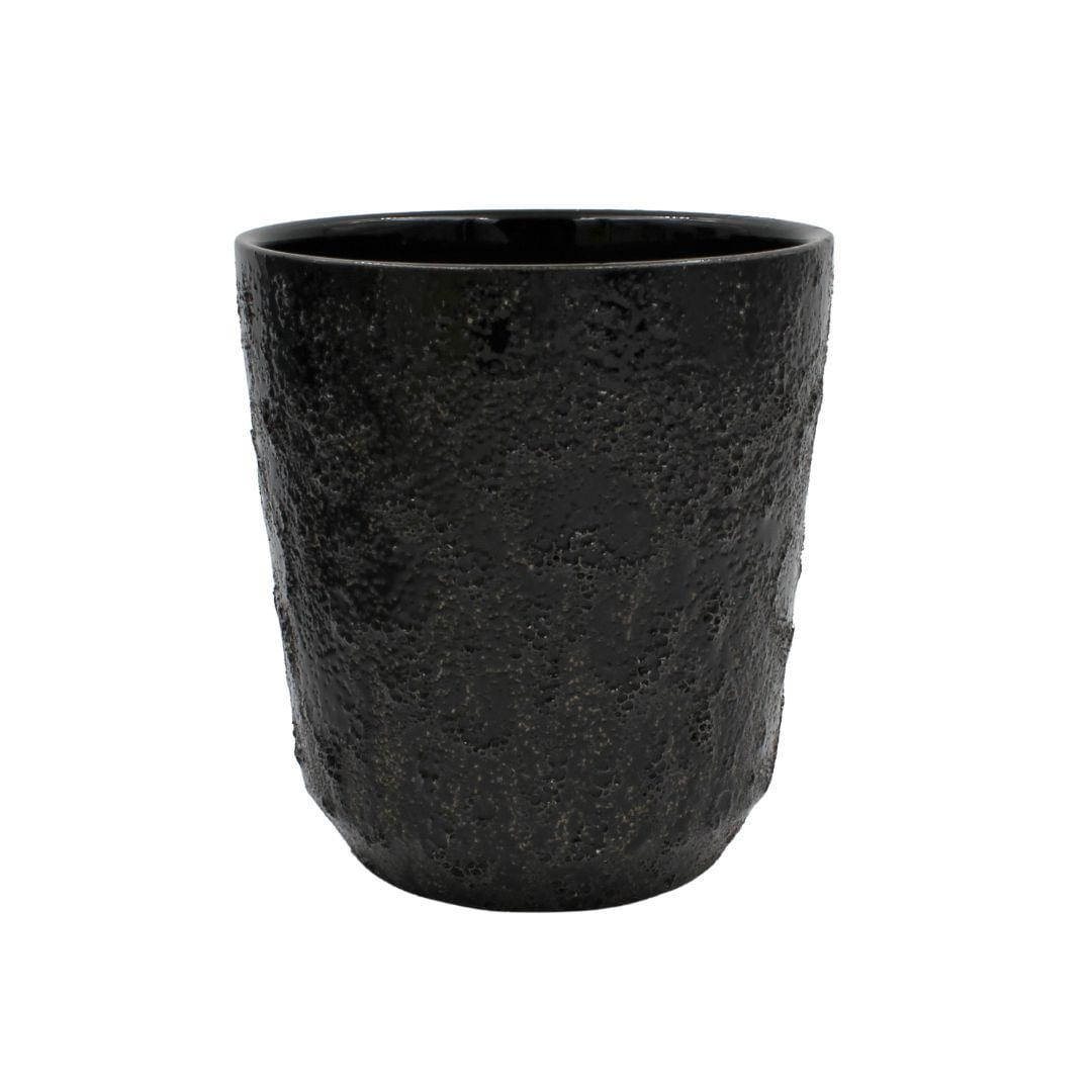 Masca de ghiveci negru Mica 15x12 cm — imaginea 2