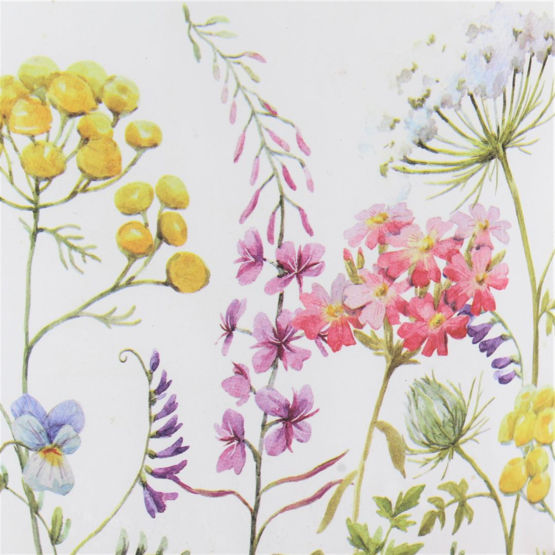 Masca ghiveci ceramica floricele fluturasi 12cm — imaginea 3