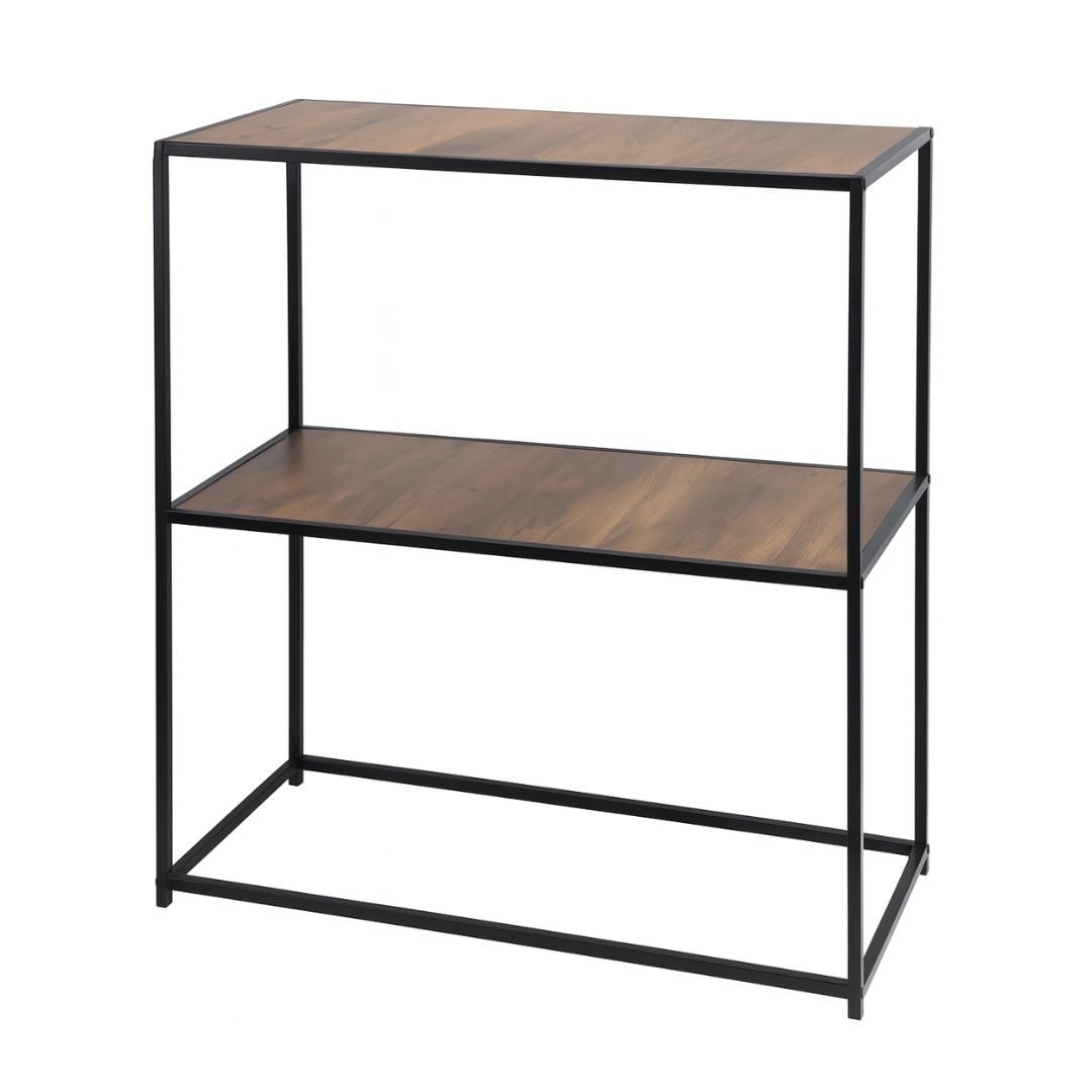 Mobilier multifunctional, 2 niveluri, metal + MDF, 70x31x85 cm — imaginea 2