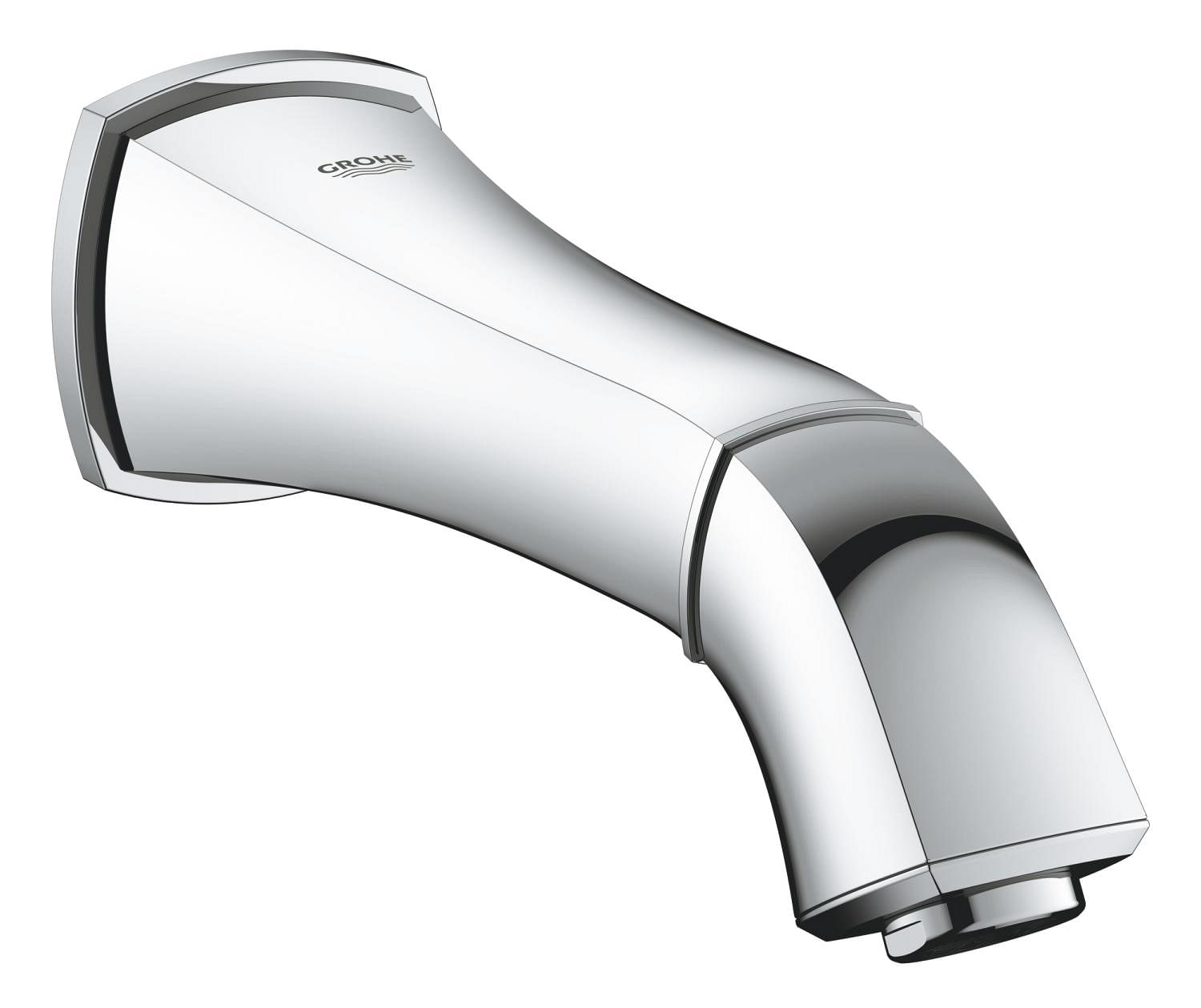 Pipa cada Grohe 13341000, 177 mm, 1/2 tip conexiune, 1/2 diametru conexiune, pe perete, aparent, Crom — imaginea 3